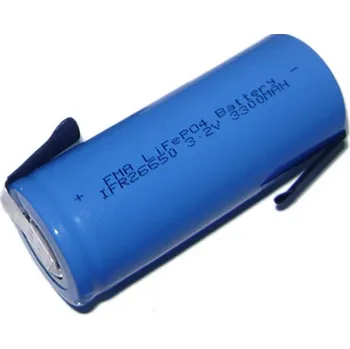 Článková baterie FMA 26650 3.2V 3300mAh LiFePO4 Li-Fe dobíjecí baterie pro e-kolo Tria TRH25 Laser solar světýlka