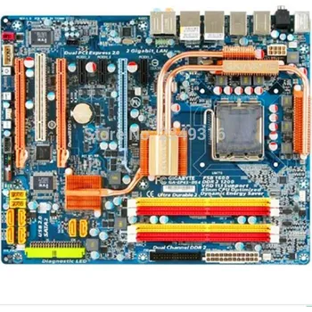 Základní deska For Gigabyte GA-EP45-DS4 Original Desktop Motherboard EP45-DS4 P45 LGA 775 DDR2 SATA2 ATX