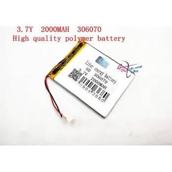 Akumulátor 306070 Litenergy 3.7V 2000mAh Li-pol pro Tablet čtečku E-book baterie