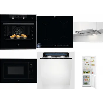 Set domácích spotřebičů ELECTROLUX KODEH70X + ELECTROLUX EIS62449 + ELECTROLUX LFP326S + ELECTROLUX LMS4253TMX + ELECTROLUX EES48200L + ELECTROLUX LND5FE18S