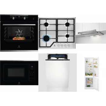 Set domácích spotřebičů ELECTROLUX KODEC75X2 + ELECTROLUX KGS6426SX + ELECTROLUX LFP326S + ELECTROLUX LMS4253TMX + ELECTROLUX EEM23100L + ELECTROLUX LND5FE18S
