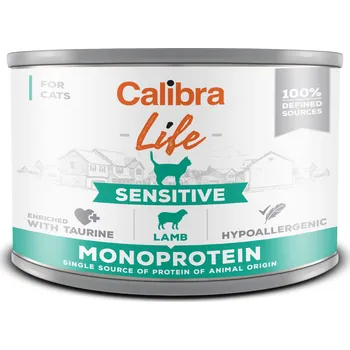 Krmivo pro kočku Calibra Cat Life konz. Sensitive Lamb 200 g (min. odběr 12 ks)