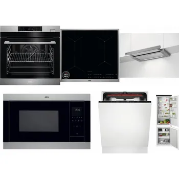 Set domácích spotřebičů AEG BSK782380M + AEG Mastery SenseBoil IAE64413XB + AEG DPE5660M + AEG Mastery MSB2547D-M + AEG Mastery MaxiFlex FSB53927Z + AEG TSC6M181ES
