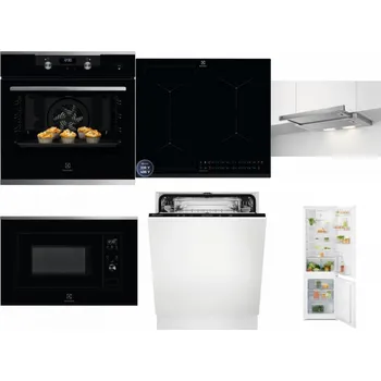 Set domácích spotřebičů ELECTROLUX KODEH70X + ELECTROLUX EIS62449 + ELECTROLUX LFP326S + ELECTROLUX LMS2203EMX + ELECTROLUX EEA27200L + ELECTROLUX LND5FE18S