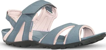 Dámské sandále QUECHUA Dámské turistické sandály NH 100 36 RŮŽOVÁ|ŠEDÁ