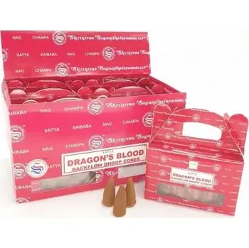 Čajovna Vonné jehlánky "Tekoucí dým" - Satya - Dračí krev