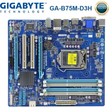 Základní deska Základní deska Gigabyte GA-B75M-D3H B75 LGA 1155 4x DDR3 32GB