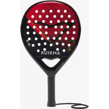 Tenisová raketa KUIKMA Raketa na padel Kuikma Comfort Soft BÍLÁ|ČERNÁ|ČERVENÁ