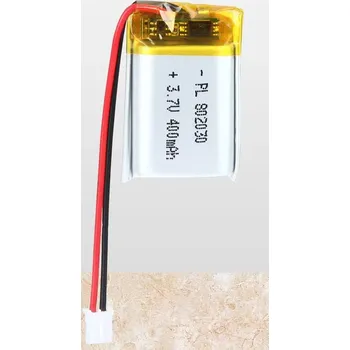 Akumulátor 802030 3.7V 400mAh Li-Polymer dobíjecí baterie pro MP3 MP4 s konektorem