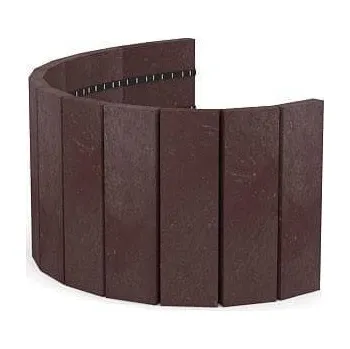 Pletivo Recyklát palisáda; 290x21x1010mm; Rovná; Hnědý