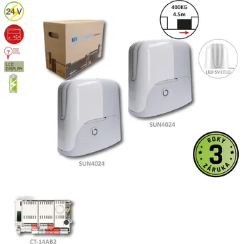 Key Automation S.r.l. SUN KIT pre protichodné posuvné brány do 400 + 400kg