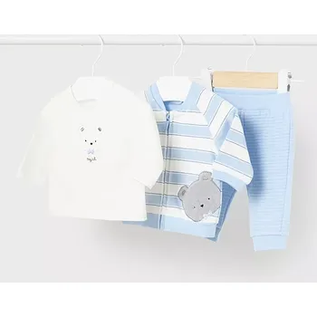 Kojenecká tepláková souprava 3-dílná Mayoral 2645-17 Sky velikost 75