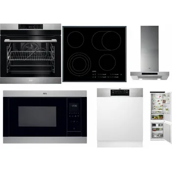 Set domácích spotřebičů AEG BPK742380M + AEG Mastery DirectTouch HK654070FB + AEG Mastery DBB5660HM + AEG Mastery MSB2547D-M + AEG FEE72706PM + AEG TSC6M181ES