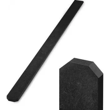 Pletivo Plotovka Recyklátová; 78x21mm; Tříhranná; Černá Výška (mm): 1000