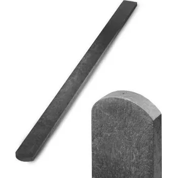 Pletivo Plotovka Recyklátová; 78x21mm; Půlkulatá; Šedá Výška (mm): 600