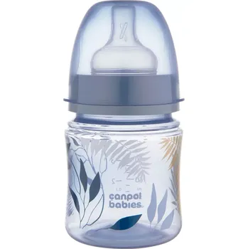Kojenecká láhev Canpol babies Antikoliková lahev EasyStart GOLD 120ml modrá (35239blue)