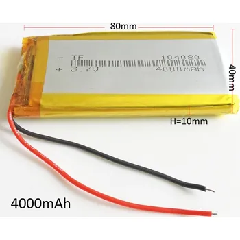 Akumulátor 104080 3.7V 4000mAh Li-pol