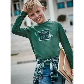 Chlapecké tričko Chlapecké zelené triko dlouhý rukáv Mayoral 842-10 velikost 166 (842-10)