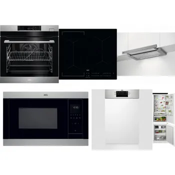 Set domácích spotřebičů AEG BSK782380M + AEG Mastery Bridge IKE64441IB + AEG DPE5660M + AEG Mastery MSB2547D-M + AEG Mastery MaxiFlex FEE73517PM + AEG TSC6M181ES