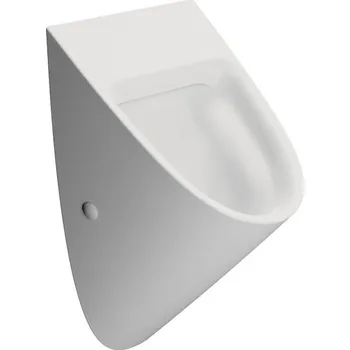COMMUNITY urinál se zakrytým přívodem vody, 31x54,5cm, bílá mat
