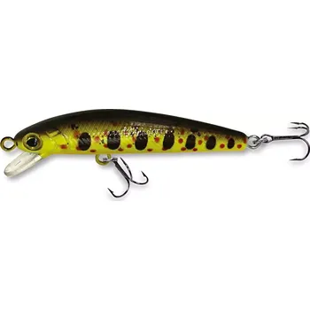 Umělá nástraha Wobler ROB. RICKIE F50 DAY (Rickie funguje dobře téměř v jakémkoli vodním prostředí: jezera, malý potok nebo velká řeka mu nedělají problém.)