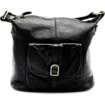 Kabelka Dámská kožená kabelka 26849 černá Stichwell Barva: černá, Velikost: 0