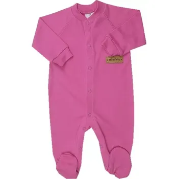 Kojenecký overall Overal na spaní jednobarevný malinový Autex Baby velikost 68