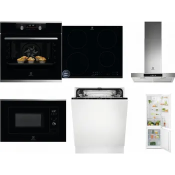 Set domácích spotřebičů ELECTROLUX KODDP77X + ELECTROLUX LIR60433B + ELECTROLUX LFT426X + ELECTROLUX LMS2203EMX + ELECTROLUX EEA27200L + ELECTROLUX LND5FE18S