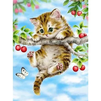 Mozaiková sada DIAMANTOVÁ MOZAIKA KOČKA 08 - SLEVA -50%