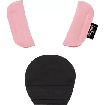 Návlek na bezpečnostní pás Emitex Souprava polstrování autosedačky růžová (106-1000086)