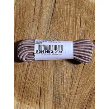 Textilie Kulatá pruženka Ø3 mm svazek 3m barva béžová