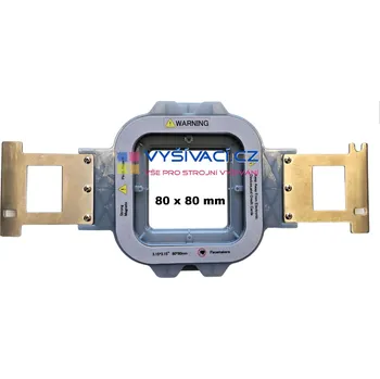 rámeček magnetický 80x80mm čtvercový pro vyšívací stroje GMS-FT, GMS-GT série vybavení: 1 kus