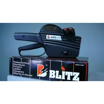 Etiketovací kleště Dvouřádkové etiketovací kleště BLITZ C20/A + 1x barvící váleček