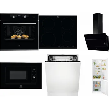 Set domácích spotřebičů ELECTROLUX KODEH70X + ELECTROLUX LIR60430 + ELECTROLUX LFV316K + ELECTROLUX LMS2203EMX + ELECTROLUX EEA27200L + ELECTROLUX LND5FE18S