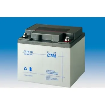 Záložní baterie Staniční baterie záložní CTM CT 38-12 CTM 12V 38Ah gel