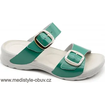 Dámská zdravotní obuv MEDISTYLE BERTA 3BER-T17 zdravotní obuv zelená, zelená - 42