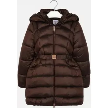 Dívčí kabát Dívčí zimní kabát hnědý 7419-54