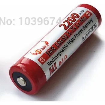 Akumulátor Li-Mn JCM IMR 18650 2200mAh 3.7V 8.1Wh nabíjecí baterie