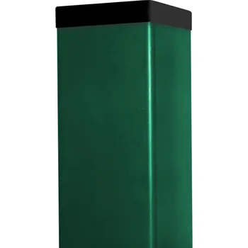 Sloupek čtyřhranný Damiplast®; 60x60/1,5; Zelený Výška (mm): 2800