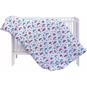 Příslušenství pro dětskou postel a kolébku Povlečení do postýlky 2dílná Scarlett Autíčka 120x90cm