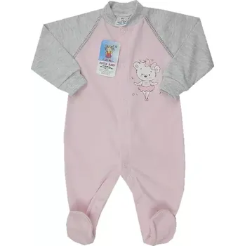 Kojenecký overall Overal na spaní Medvědice v sukni růžový Autex baby