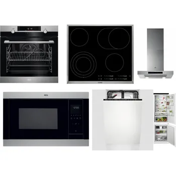 Set domácích spotřebičů AEG BPK556360M + AEG Mastery DirectTouch HK654070XB + AEG Mastery DBB5660HM + AEG Mastery MSB2547D-M + AEG Mastery GlassCare FSE73407P + AEG TSC6M181ES
