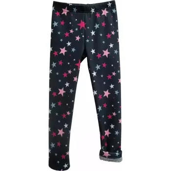 Topo dívčí zateplené legíny hvězdy barevné velikost 98