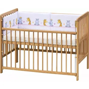 Příslušenství pro dětskou postel a kolébku Mantinel do postýlky 4dílný - Scarlett Nebula - růžová (1771)