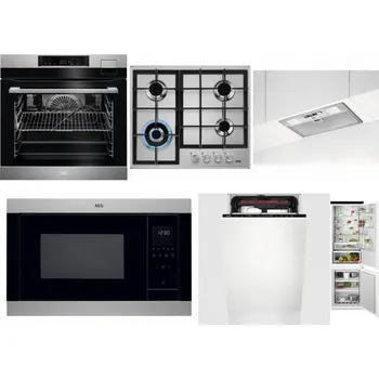 Set domácích spotřebičů AEG BSK792380M + AEG Mastery StepPower HGB64420SM + AEG DGB3523S + AEG Mastery MSB2547D-M + AEG Mastery MaxiFlex FSE73507P + AEG TSC6M181ES
