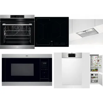 Set domácích spotřebičů AEG BPK742380M + AEG Mastery Bridge IKE64441IB + AEG DGB3523S + AEG Mastery MSB2547D-M + AEG Mastery MaxiFlex FEE73517PM + AEG TSC6M181ES