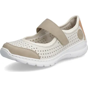 Dámské polobotky DÁMSKÉ POLOBOTKY RIEKER L32B5-81 BÍLÁ Barva: BÍLÁ, Velikost: 42