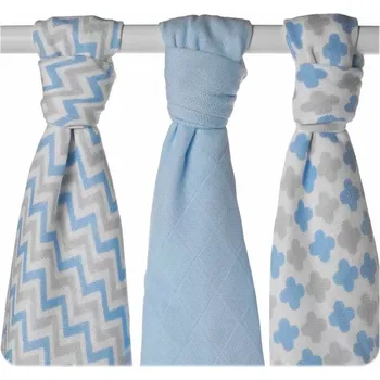 Přebalování Bambusové pleny XKKO BMB 70x70 - Scandinavian Baby Blue MIX 3k