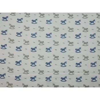 PREM Tetra osuška s potiskem 90x100cm KONÍK MODRÝ