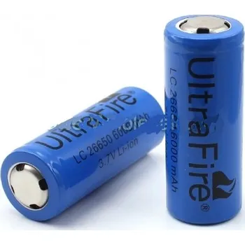 Článková baterie UltraFire LC 26650 6000mAh 3.7V Rechargeable Li-ion Battery